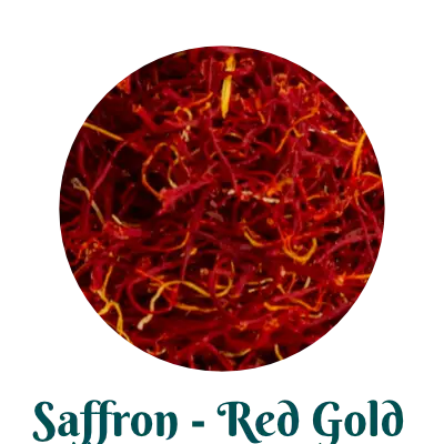 Saffron Red Gold herb for skincare