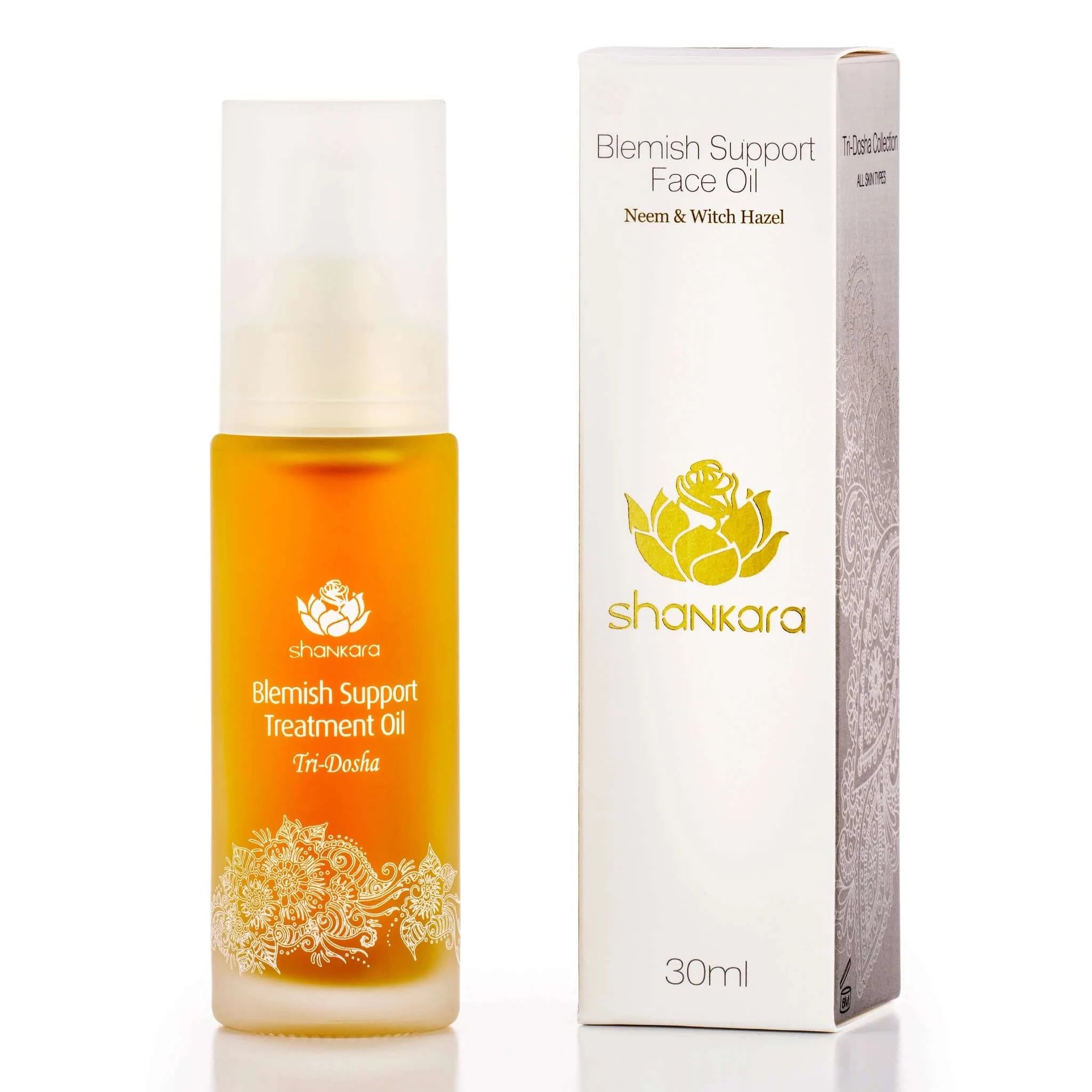 Blemish Support Face Oil Acne-Blemish, Face Oil, Moisturizer, Shankara Naturals, Tridosha